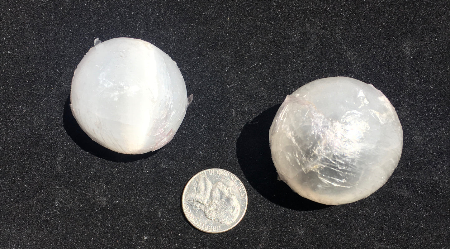 Small Selenite Sphere (10 pack)