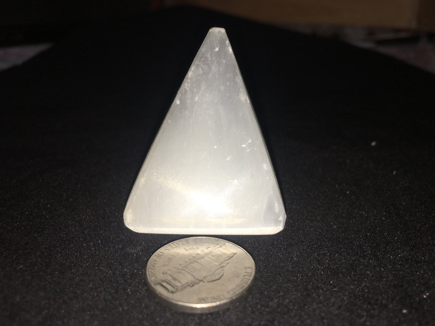 Small Selenite Pyramid