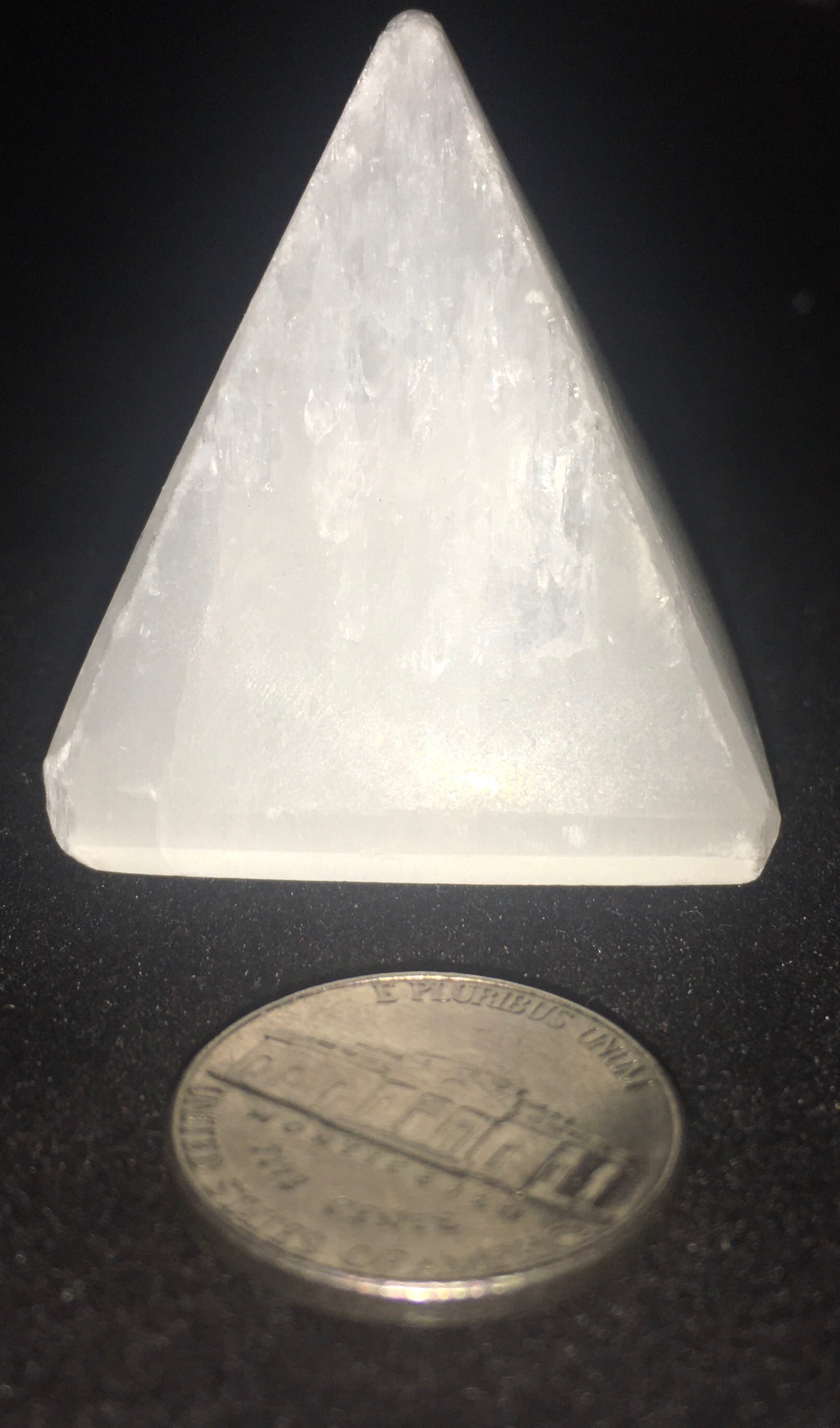 Small Selenite Pyramid