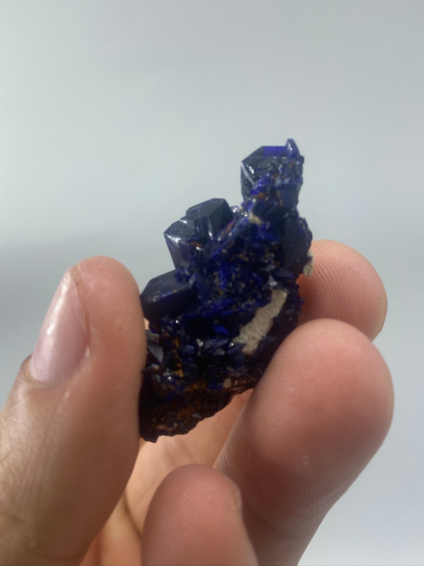 Azurite from Kerrouchen, Morocco