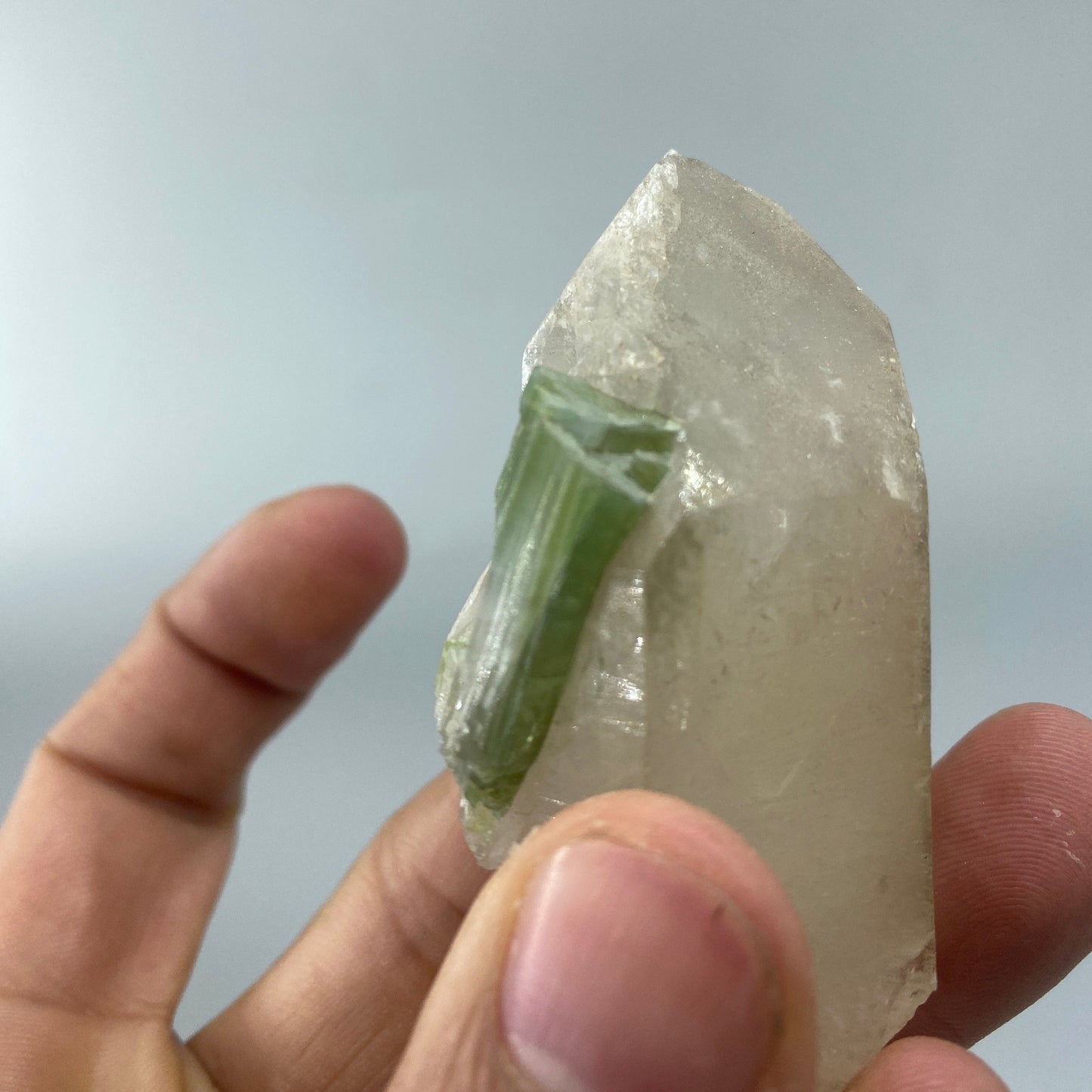 Quartz with Tourmaline from Brazil