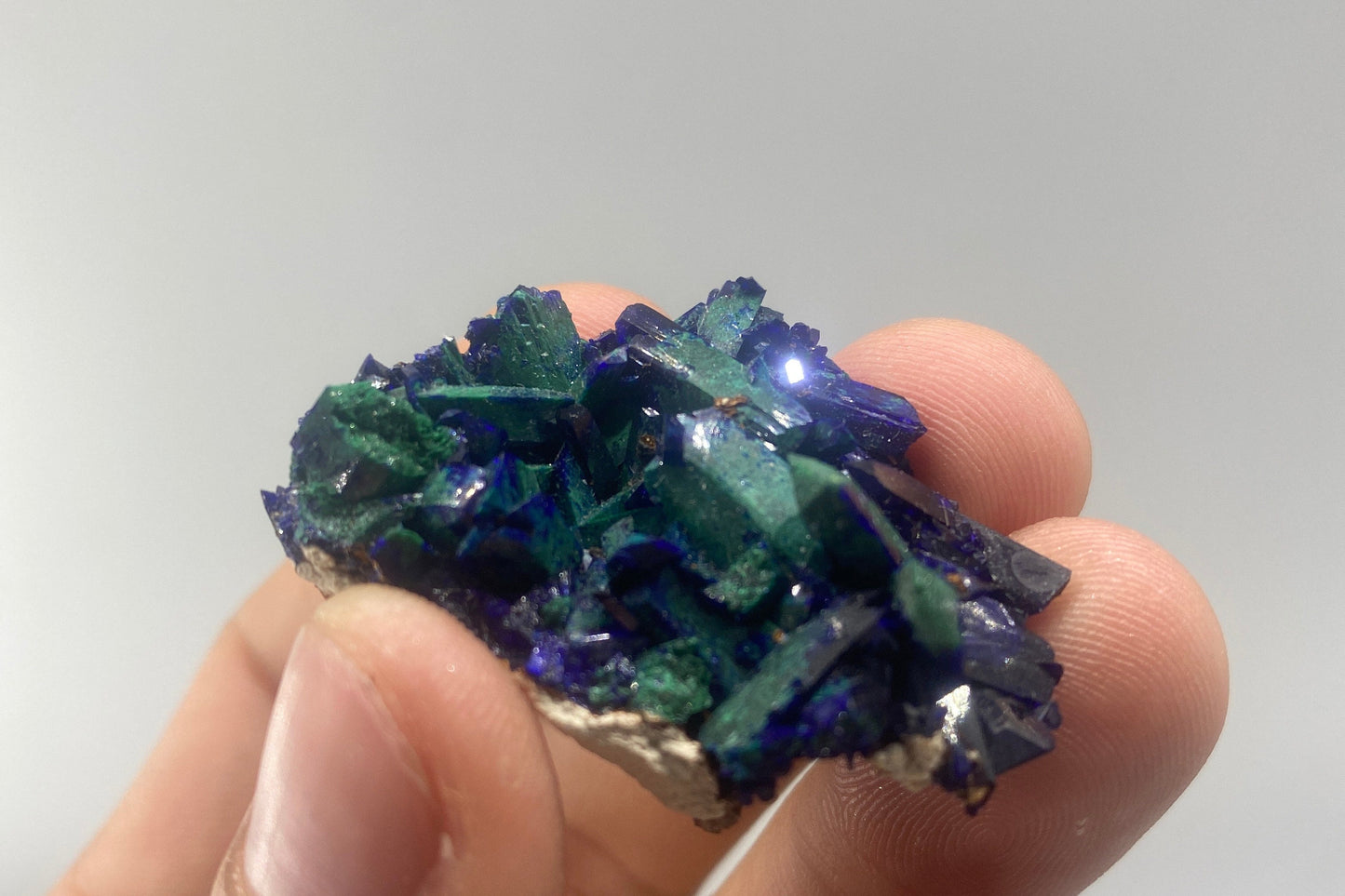 Azurite from Kerrouchen, Morocco