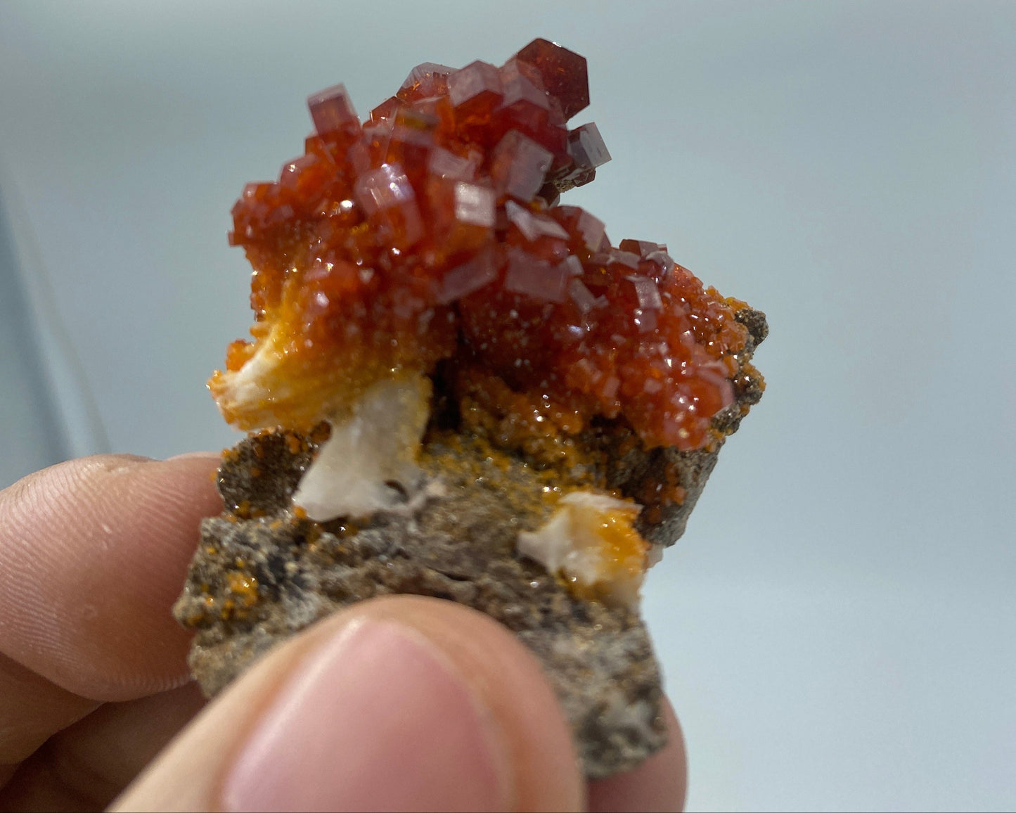 Vanadinite from Mibladen, Morocco