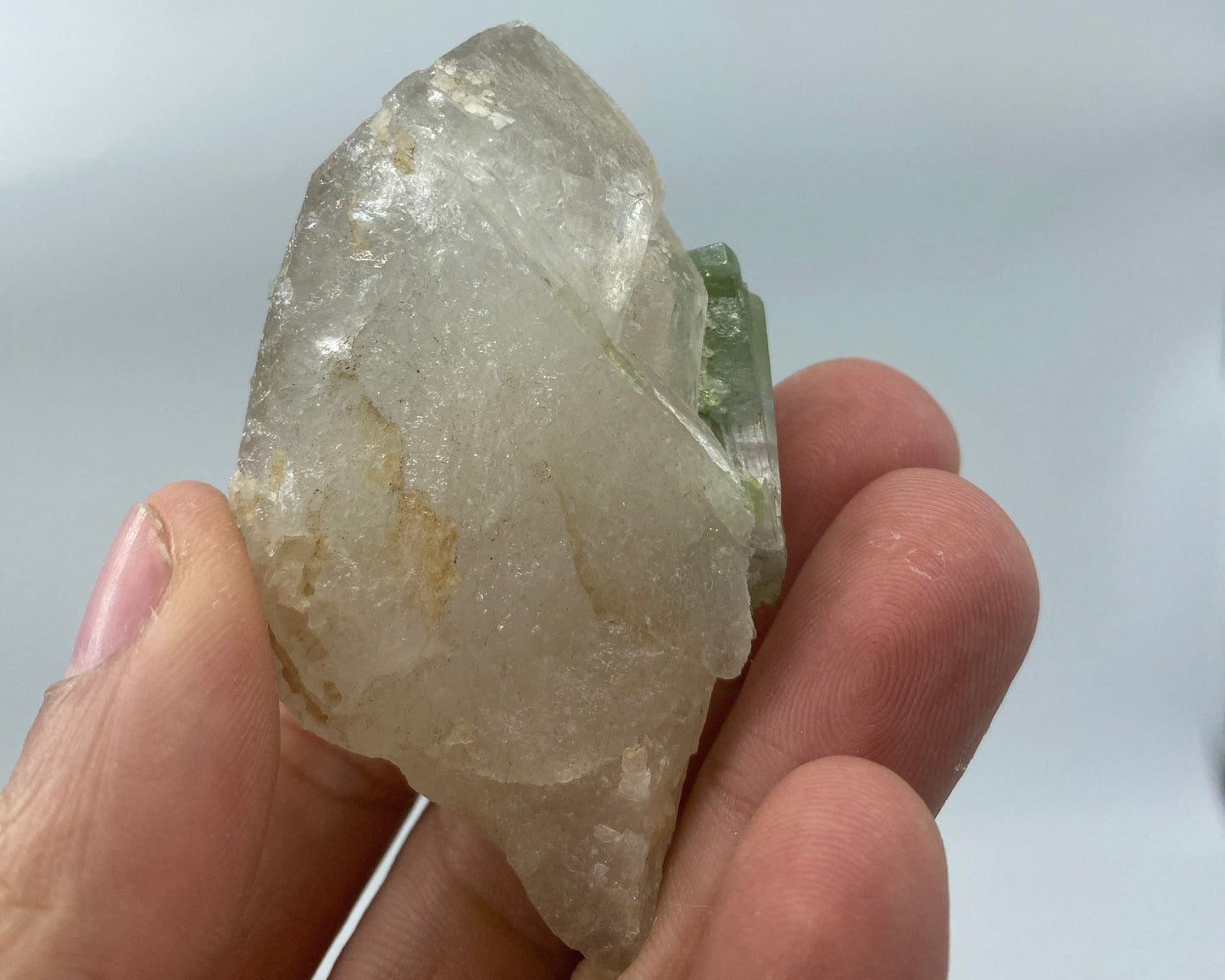 Quartz with Tourmaline from Brazil