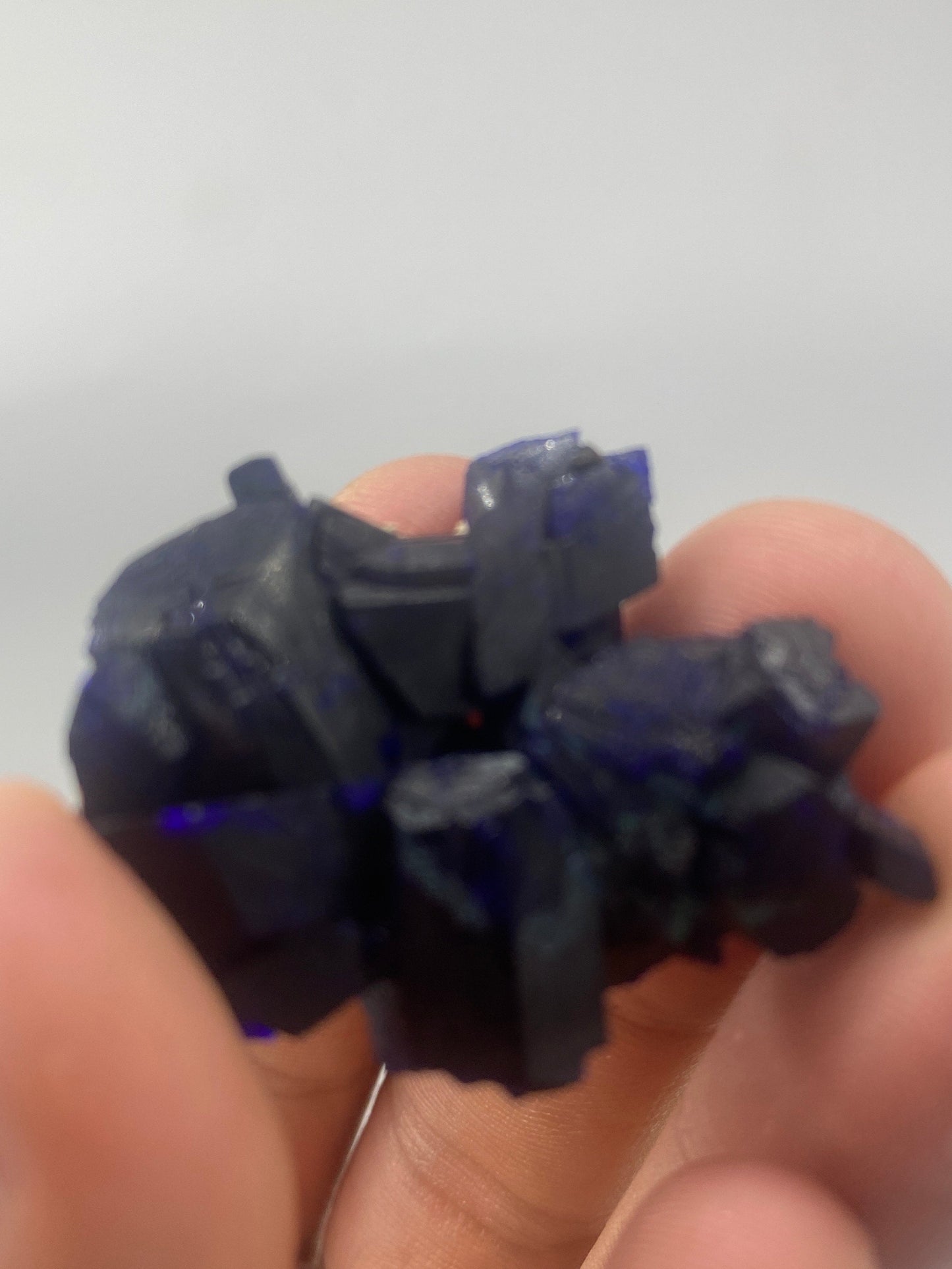 Azurite from Kerrouchen, Morocco