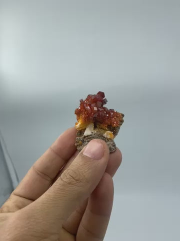 Vanadinite from Mibladen, Morocco